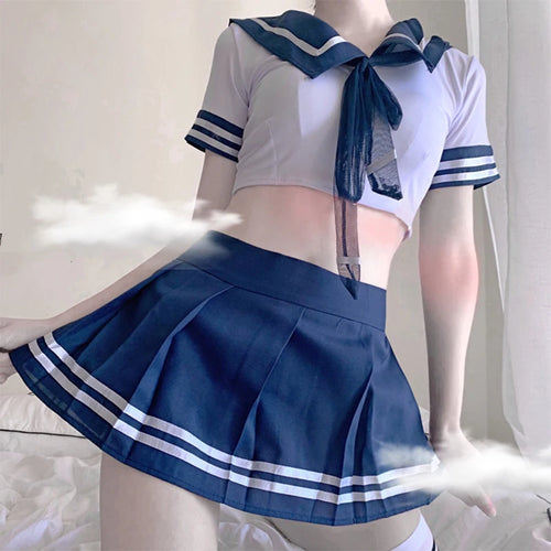 Women Sexy Cosplay Lingerie Student Uniform anime School Girl Erotic