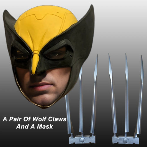 Wade Mask Superhero Red Hood Masks Deluxe Fabric Fancy Dress Party