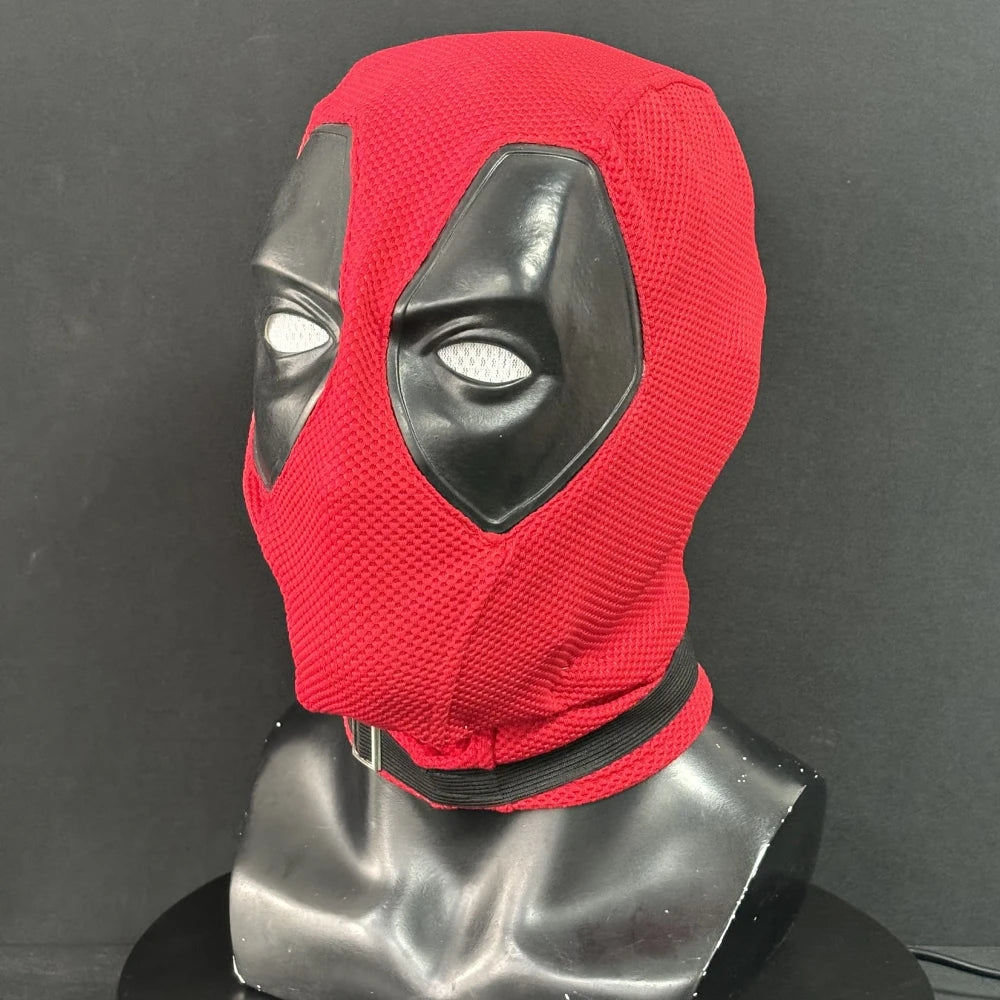 Wade Mask Superhero Red Hood Masks Deluxe Fabric Fancy Dress Party