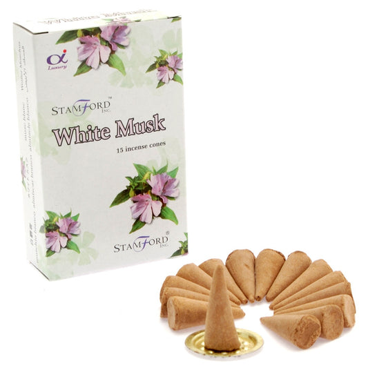 White Musk Cones - Per case: 1 Piece