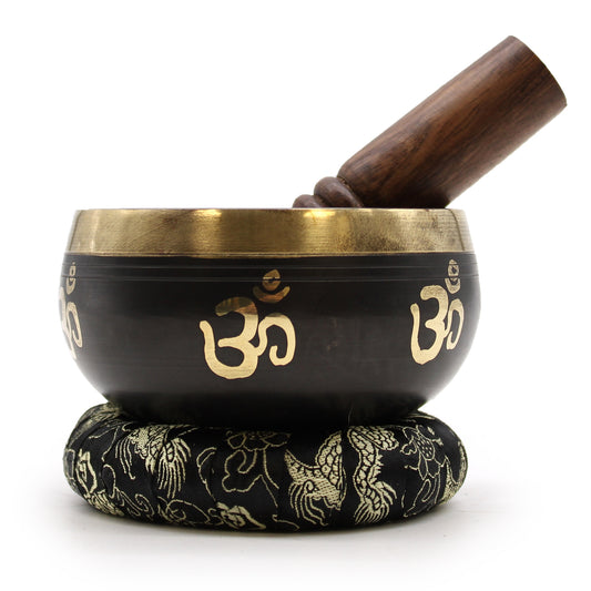 Yoga Om Singing Bowl Set - Per case: 1 Piece