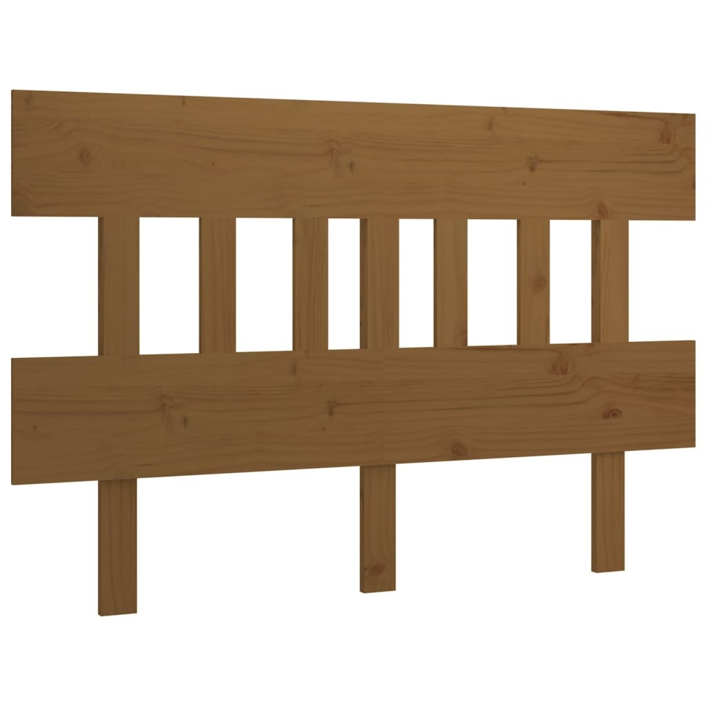 Bed Headboard Honey Brown 153.5x3x81 cm Solid Wood Pine