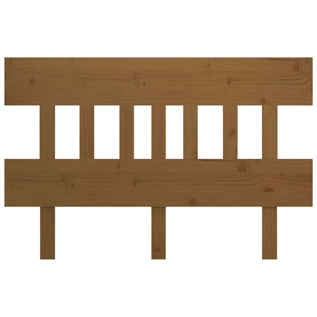 Bed Headboard Honey Brown 153.5x3x81 cm Solid Wood Pine