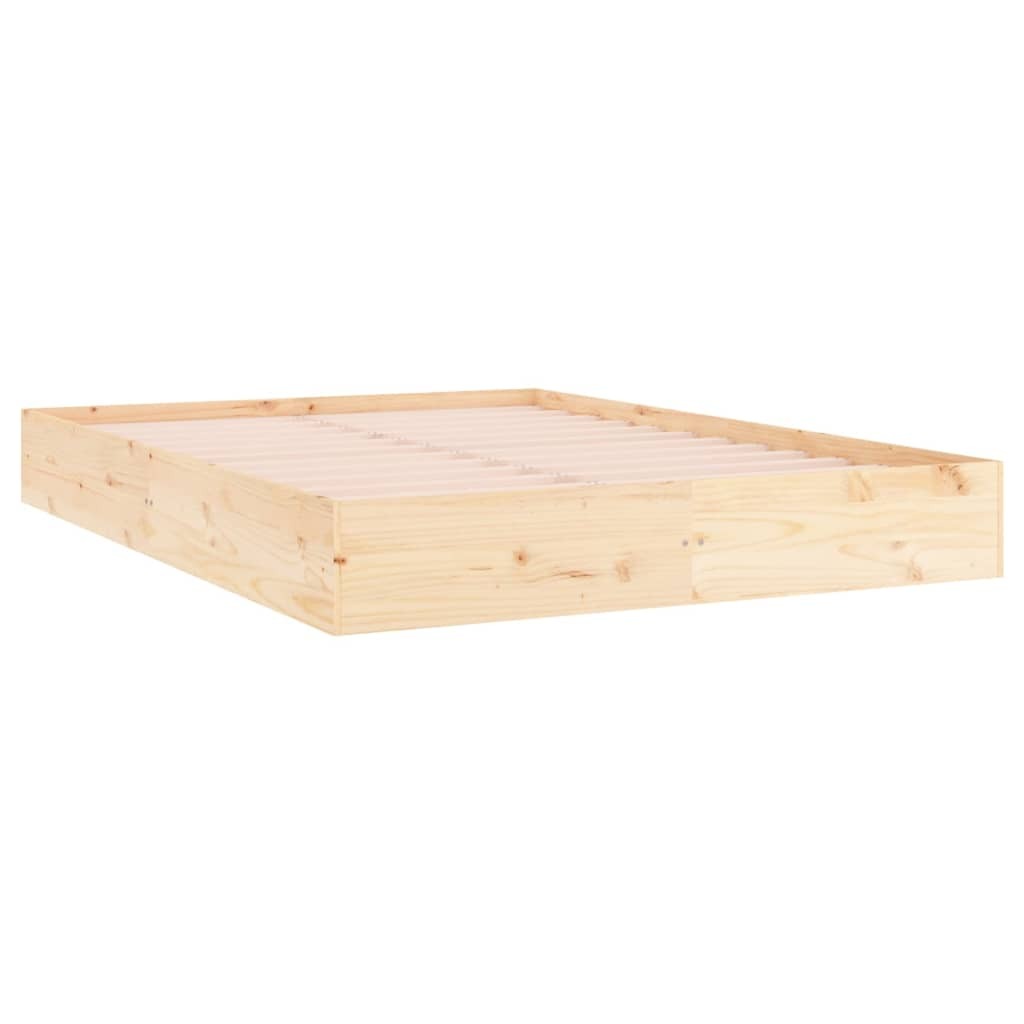 Bed Frame Solid Wood 180x200 cm Super King Size