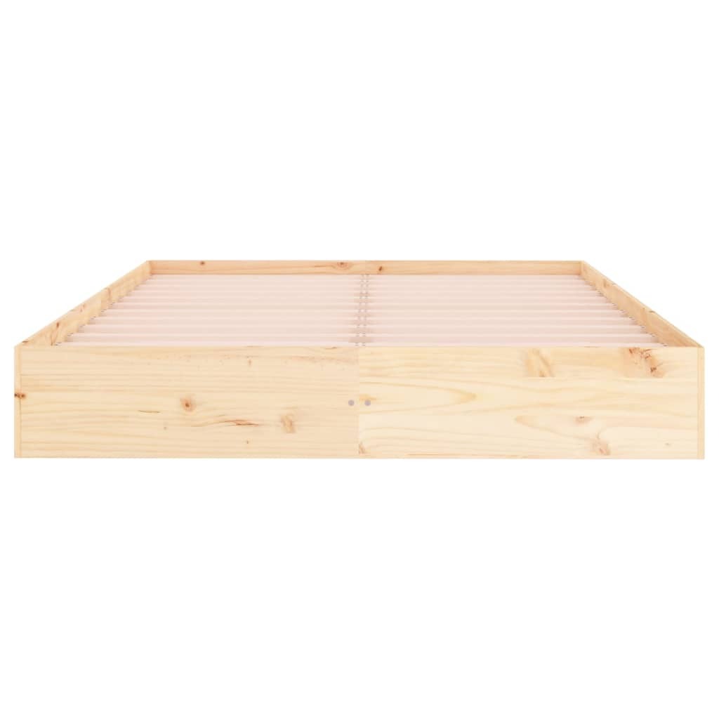 Bed Frame Solid Wood 180x200 cm Super King Size