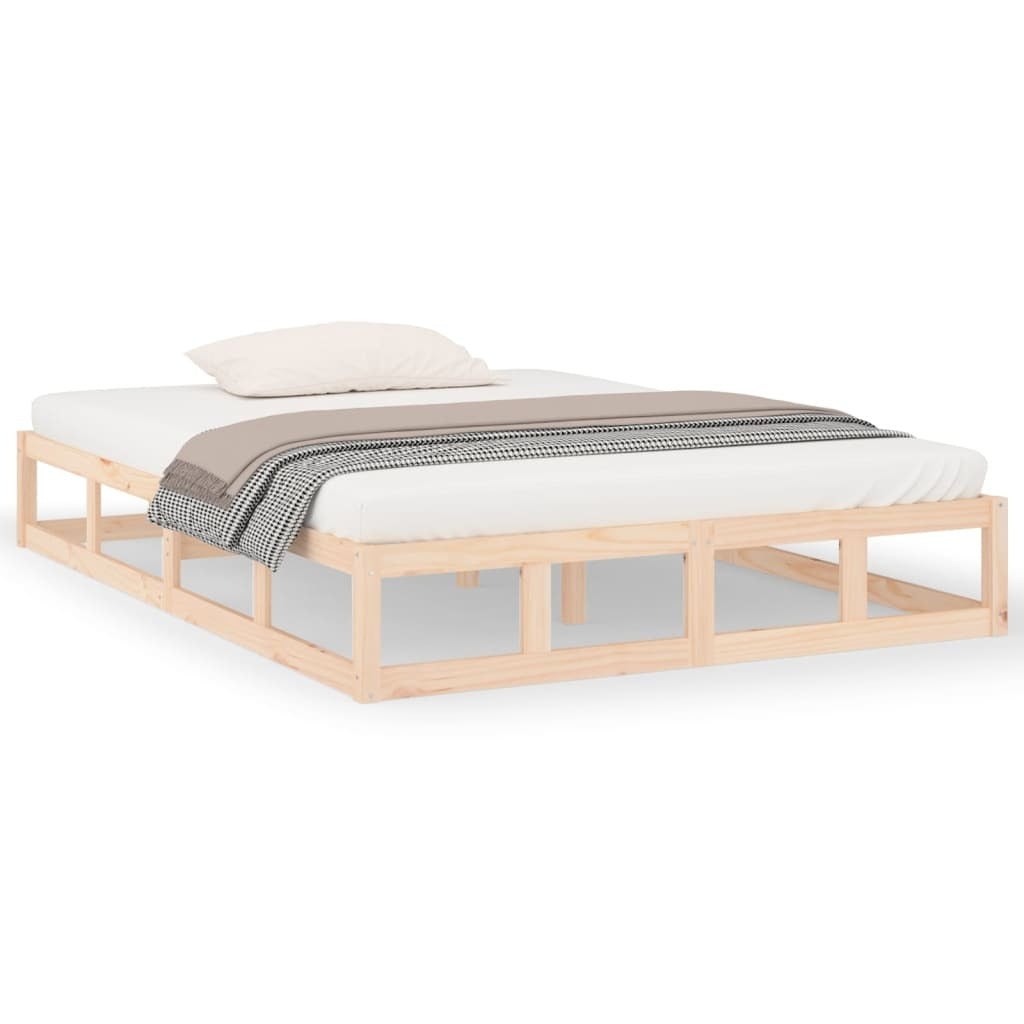 Bed Frame 120x190 cm 4FT Small Double Solid Wood