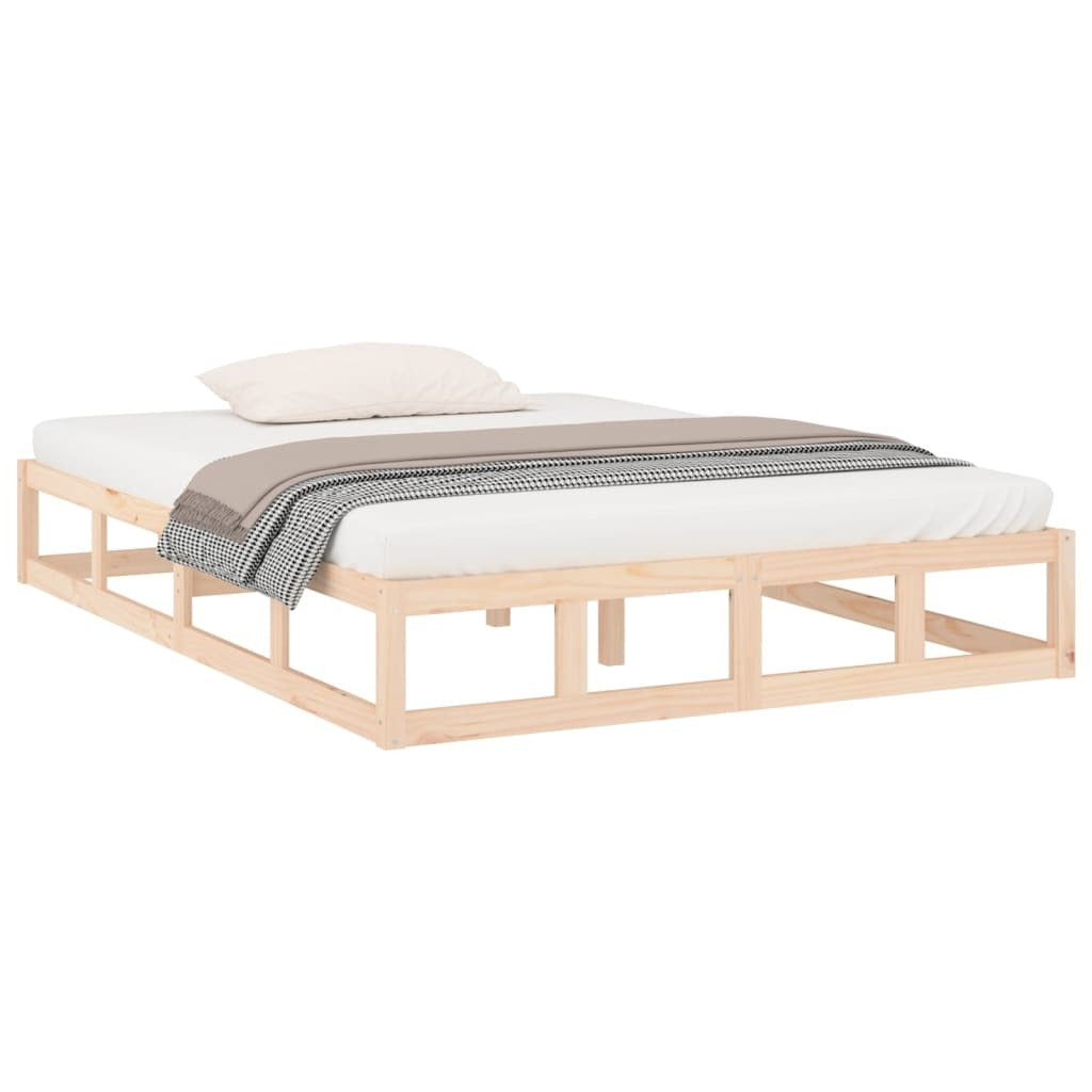 Bed Frame 120x190 cm 4FT Small Double Solid Wood