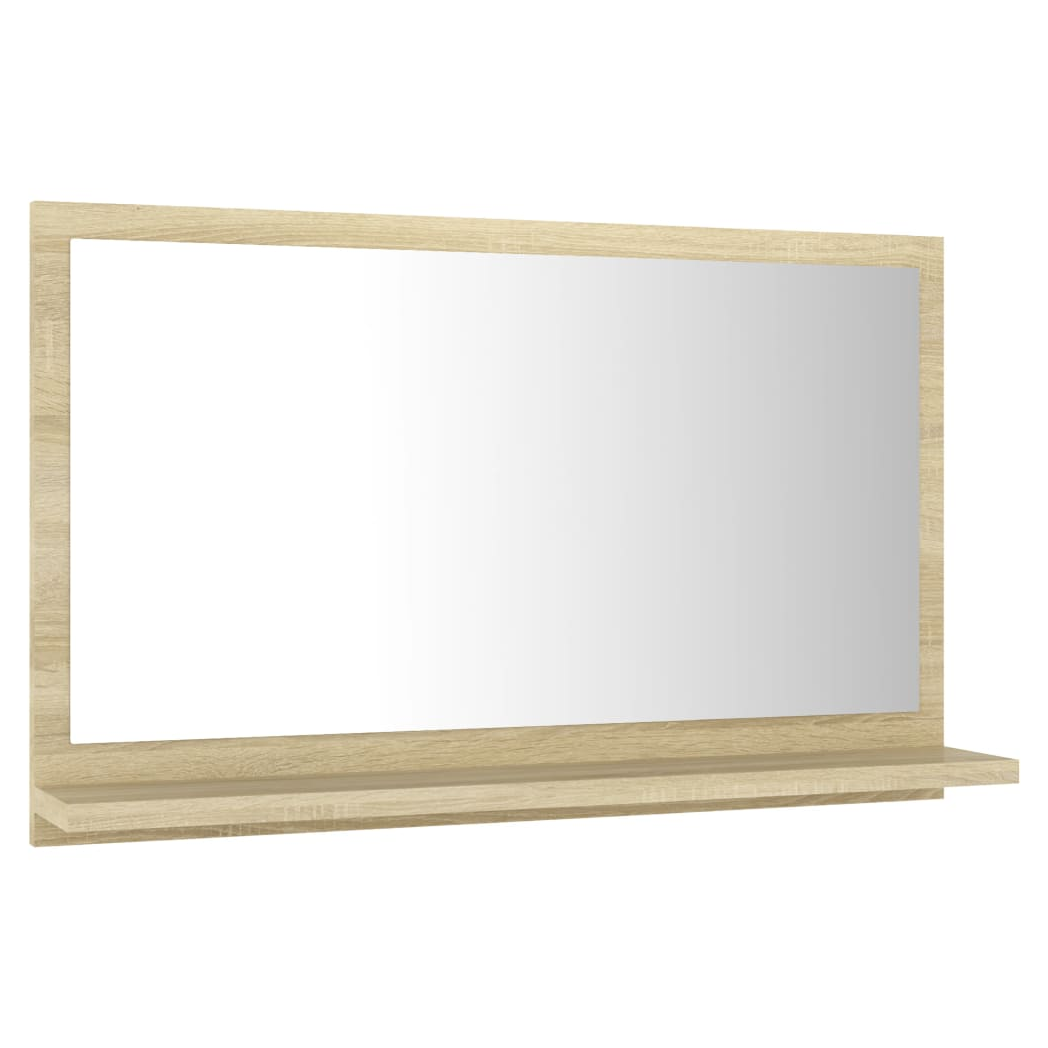 Bathroom Mirror Sonoma Oak 60x10.5x37 cm Engineered Wood