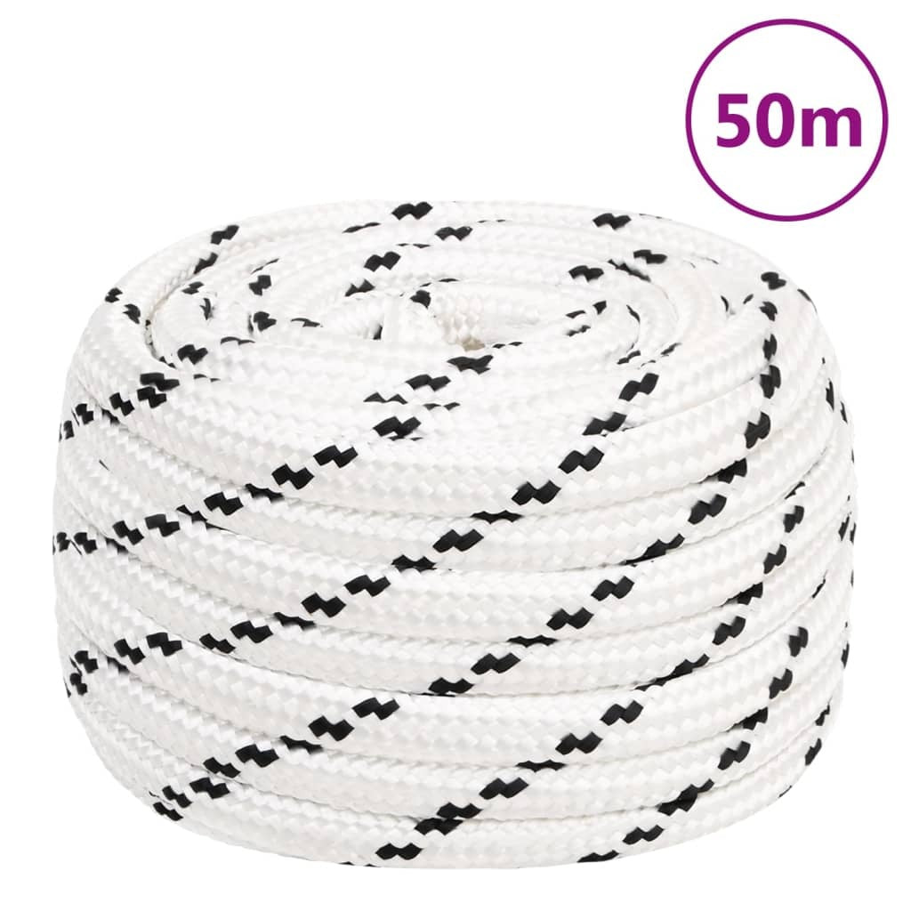 Work Rope White 18 mm 50 m Polyester