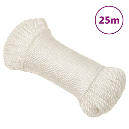 Work Rope White 8 mm 25 m Polypropylene