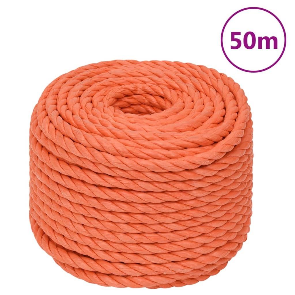 Work Rope Orange 20 mm 50 m Polypropylene