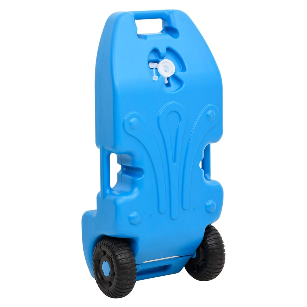 Wheeled Water Tank for Camping 25 L Blue