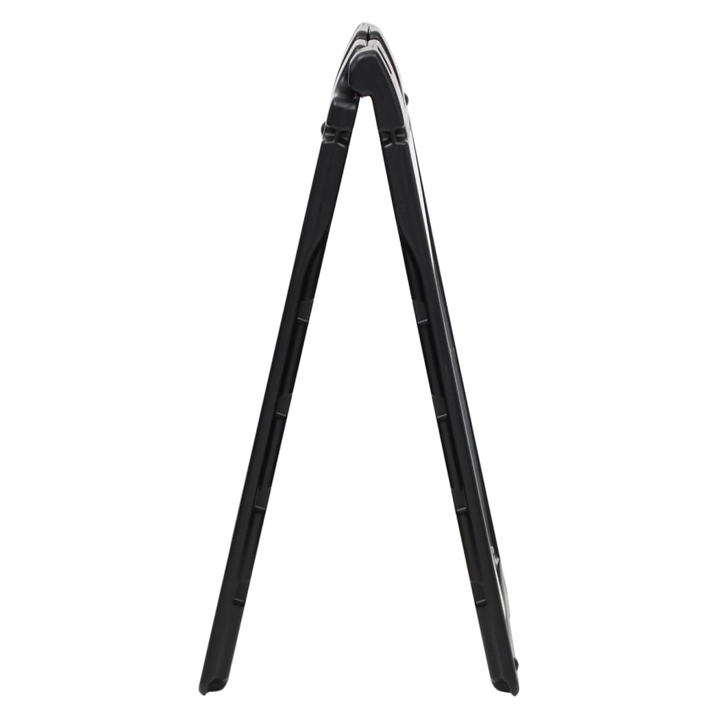 A-Frame Sidewalk Board Black 45x7x84.5 cm HDPE