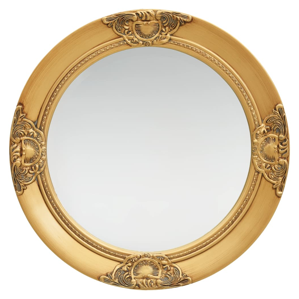 Wall Mirror Baroque Style 50 cm Gold