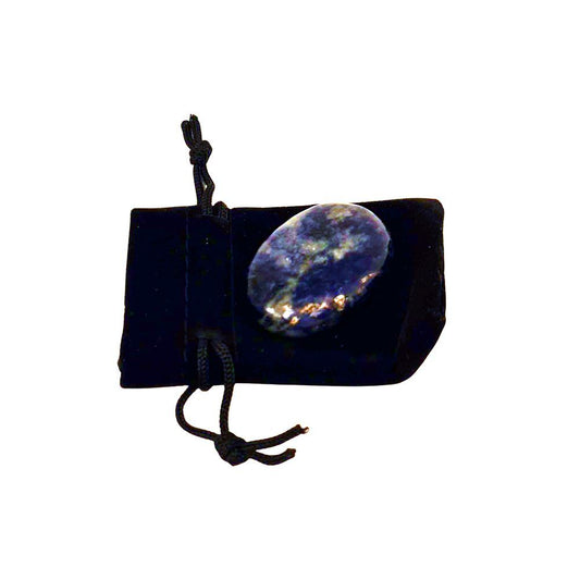 Worry Thumb Stone, Lapis Lazuli