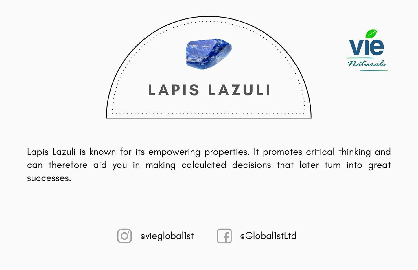 Worry Thumb Stone, Lapis Lazuli