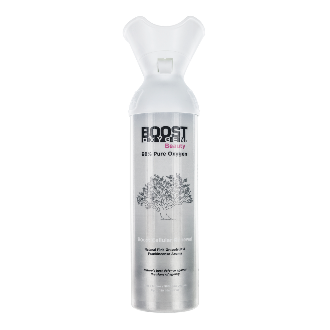 98% pure oxygen with the essential oil aroma of Frankincense and Pink Grapefruit 5 Litre