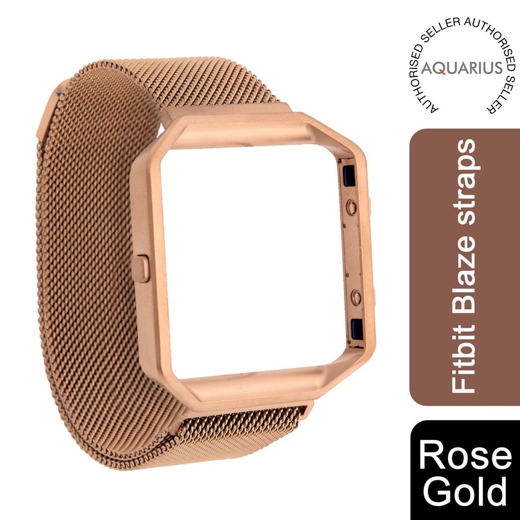 AQ Fitbit Blaze straps Rose Gold