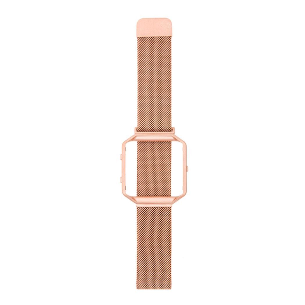 AQ Fitbit Blaze straps Rose Gold