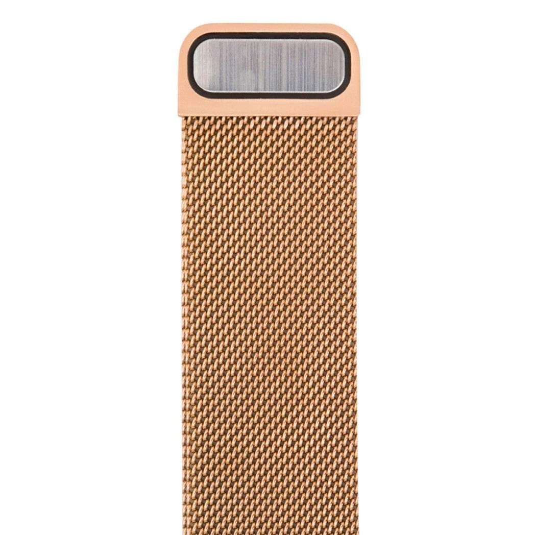 Aquarius Fitbit Blaze Metal Mesh Comfortable Straps with Frame, Gold