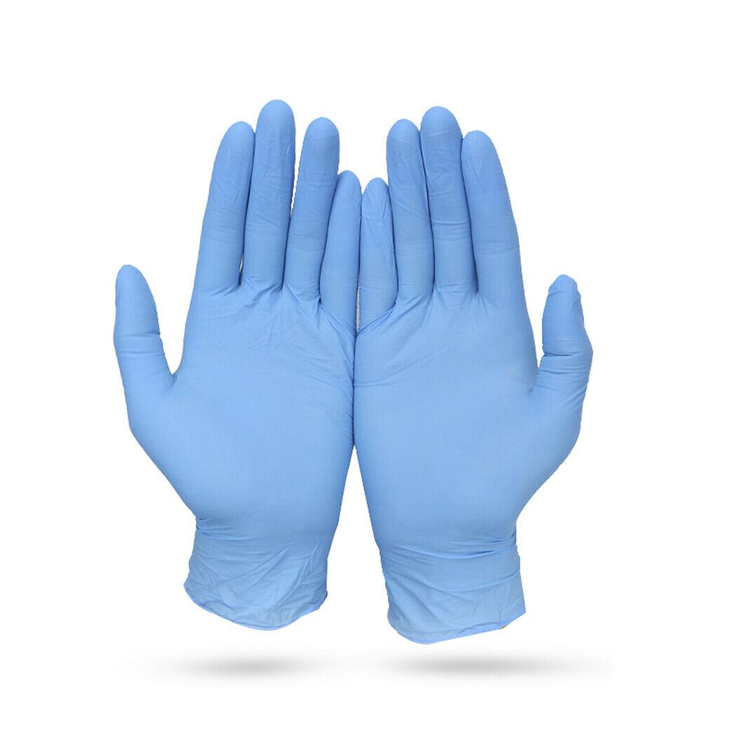 Vinyl Powder-Free Surgical Gloves Small, Blue Pack of 100