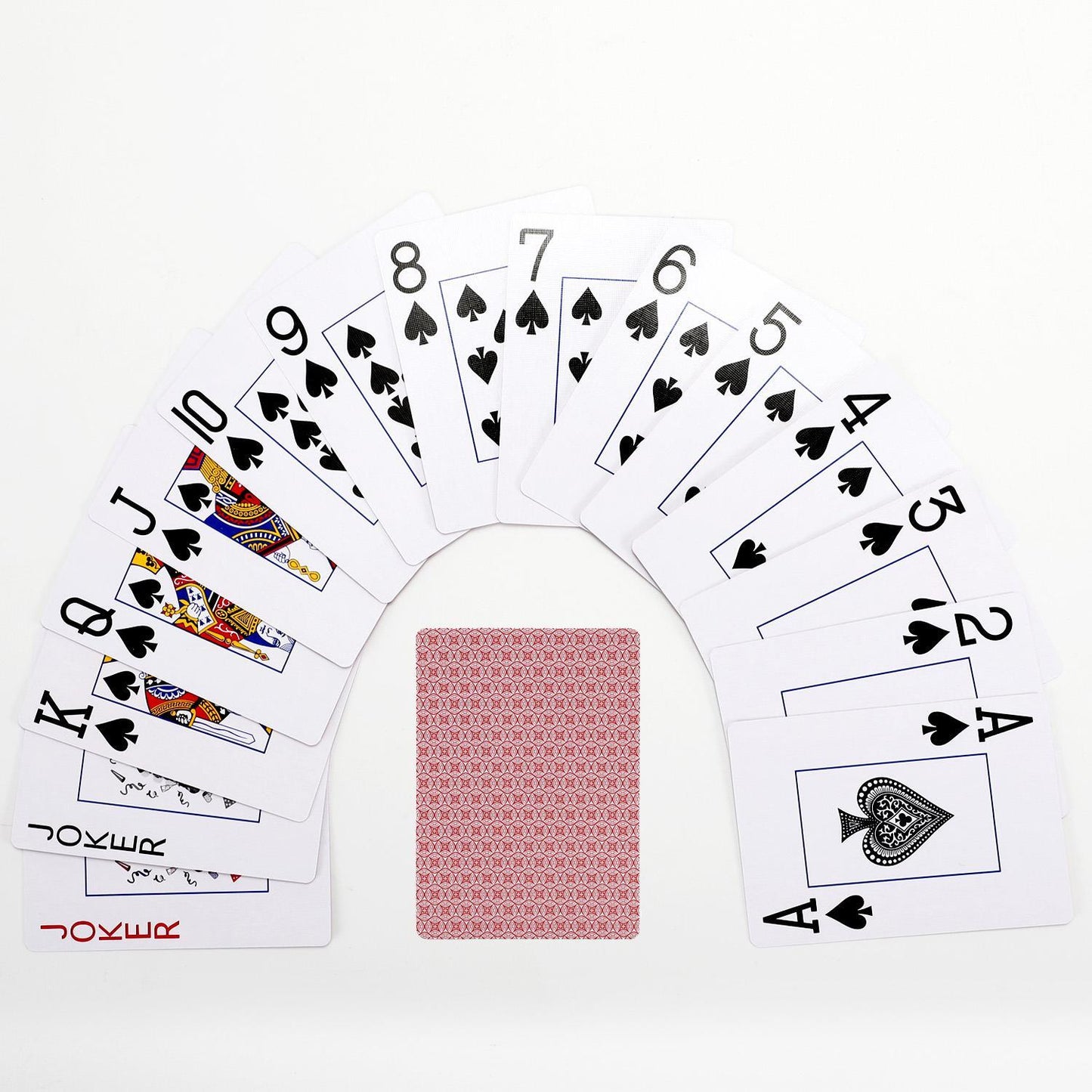 Vinsani Traditional Check Poker Casino Plastic Coated Playing Cards 6 Decks