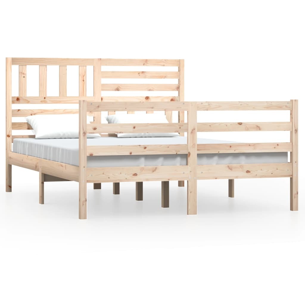 Bed Frame Solid Wood 120x200 cm