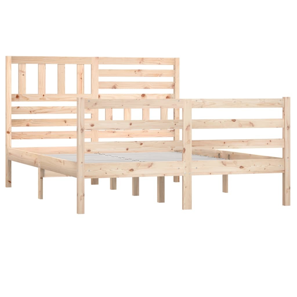 Bed Frame Solid Wood 120x200 cm