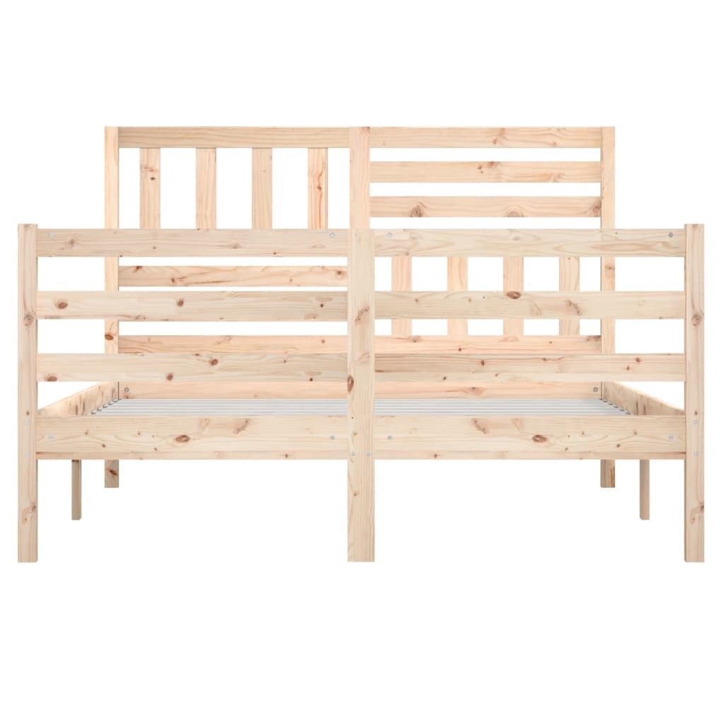 Bed Frame Solid Wood 120x200 cm