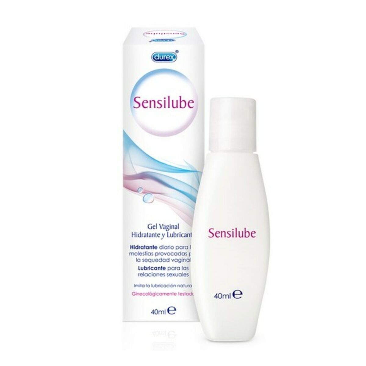 Woman Lubricant with Water Base Sensilube Durex 3032224 40 ml