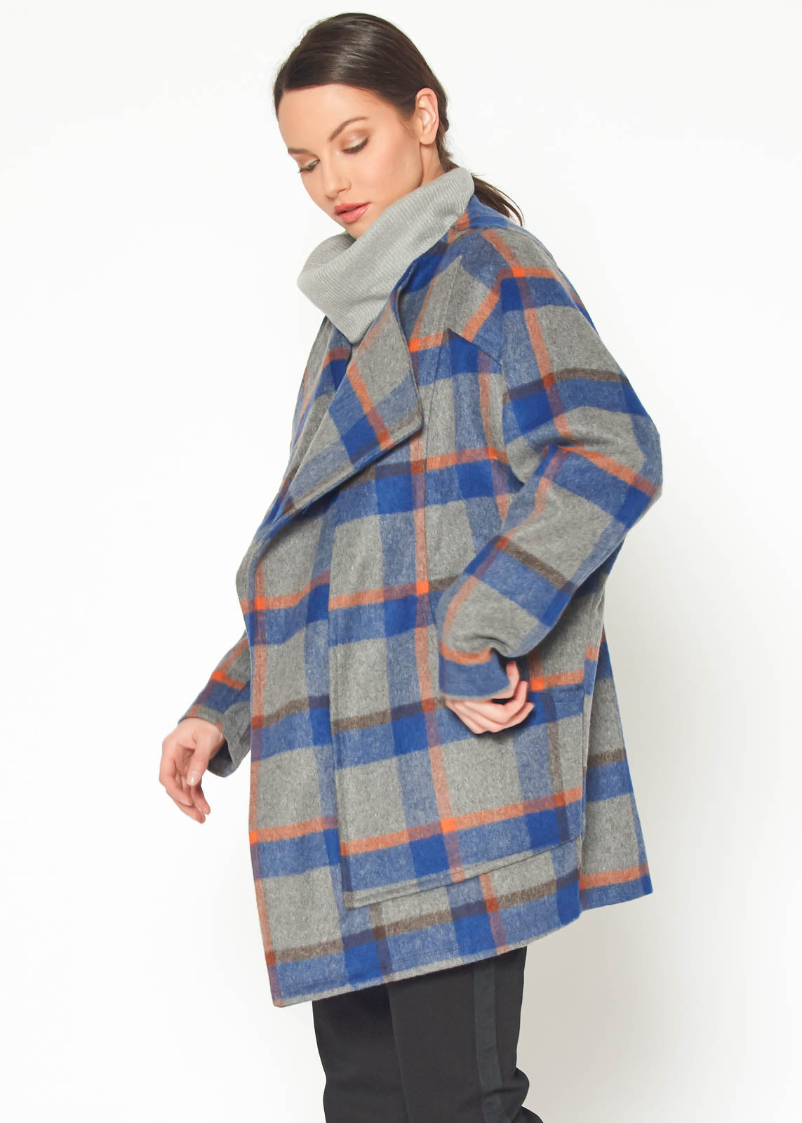 Women's Wool Blended Oversized Coat