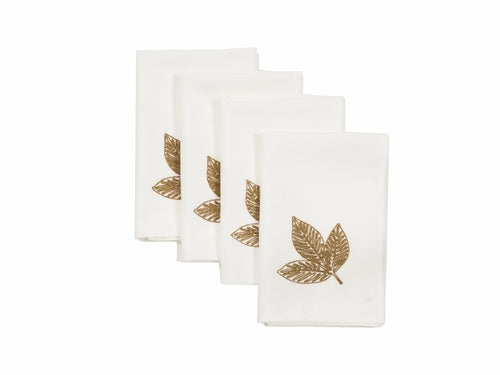 XD18805 Autumn Leaves 20''x20'' Napkins, Set of 4