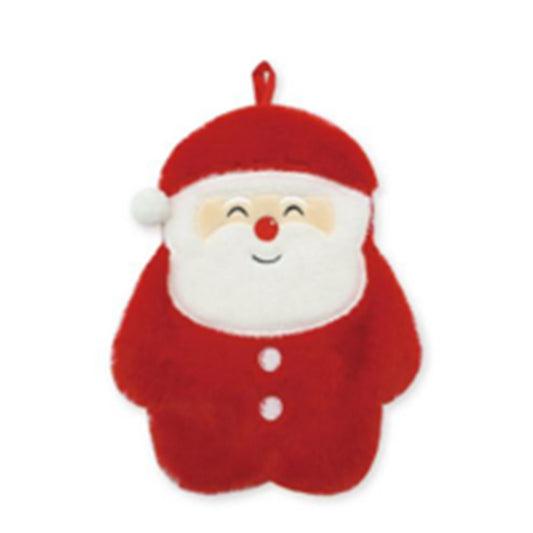 650ml Hot Water Bottle with Plush Cover - Christmas Santa