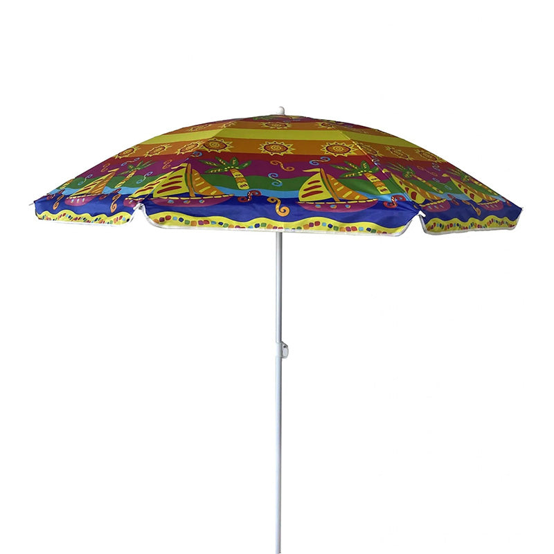 1.8m Beach Parasol Garden Parasol Sunshade for Outdoor Terrace - Bo
