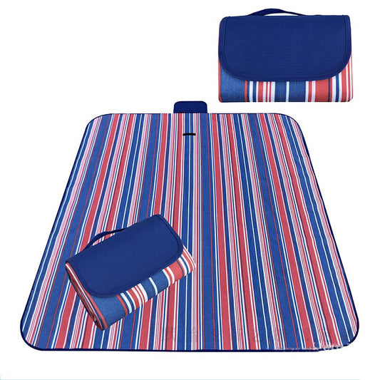 Waterproof Picnic Blanket Camping Mat Outdoor Beach Hiking Park Grass Travel Rug - Royal Blue