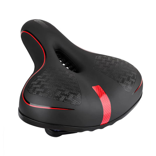 Bicycle Comfort Sporty Soft Pad Replacement Saddle Seat - Red