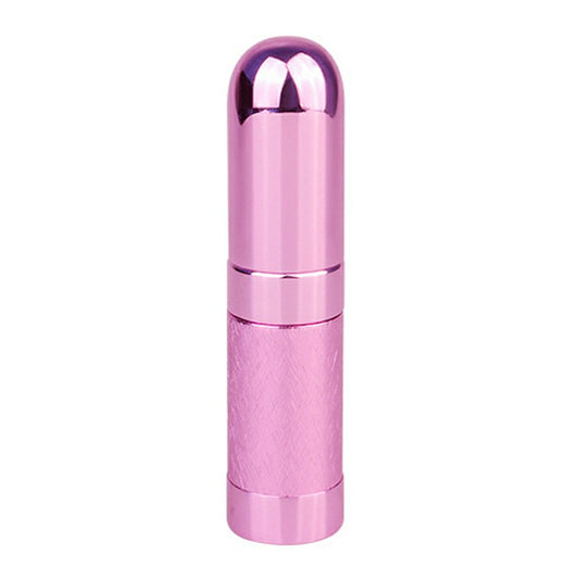 6ml Mini Portable Travel Refillable Metal Perfume Liquid Atomizer Bottle - Purple