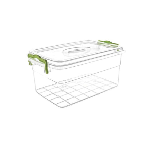 4.5 Litre Clear Storage Clip On Container Storage Box with Lid