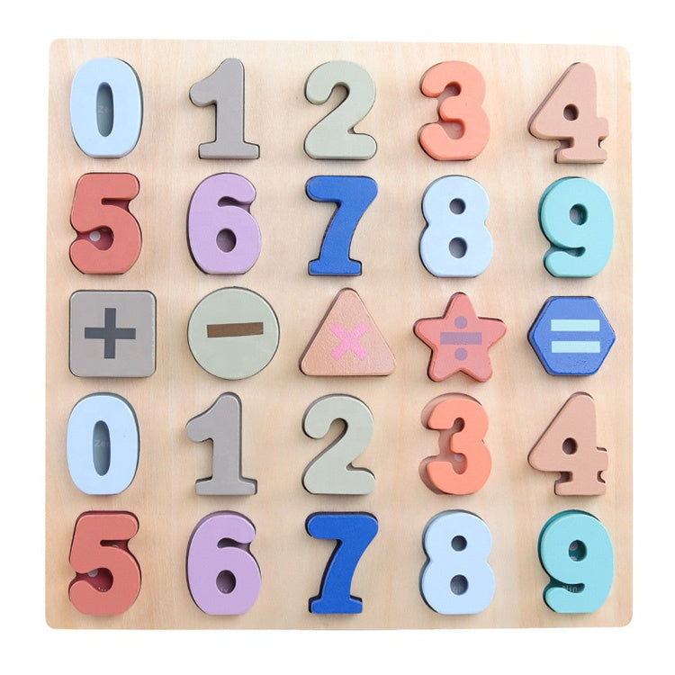 Wooden Number ABC Puzzles Puzzle | Alphabet Learning for Toddlers Kids