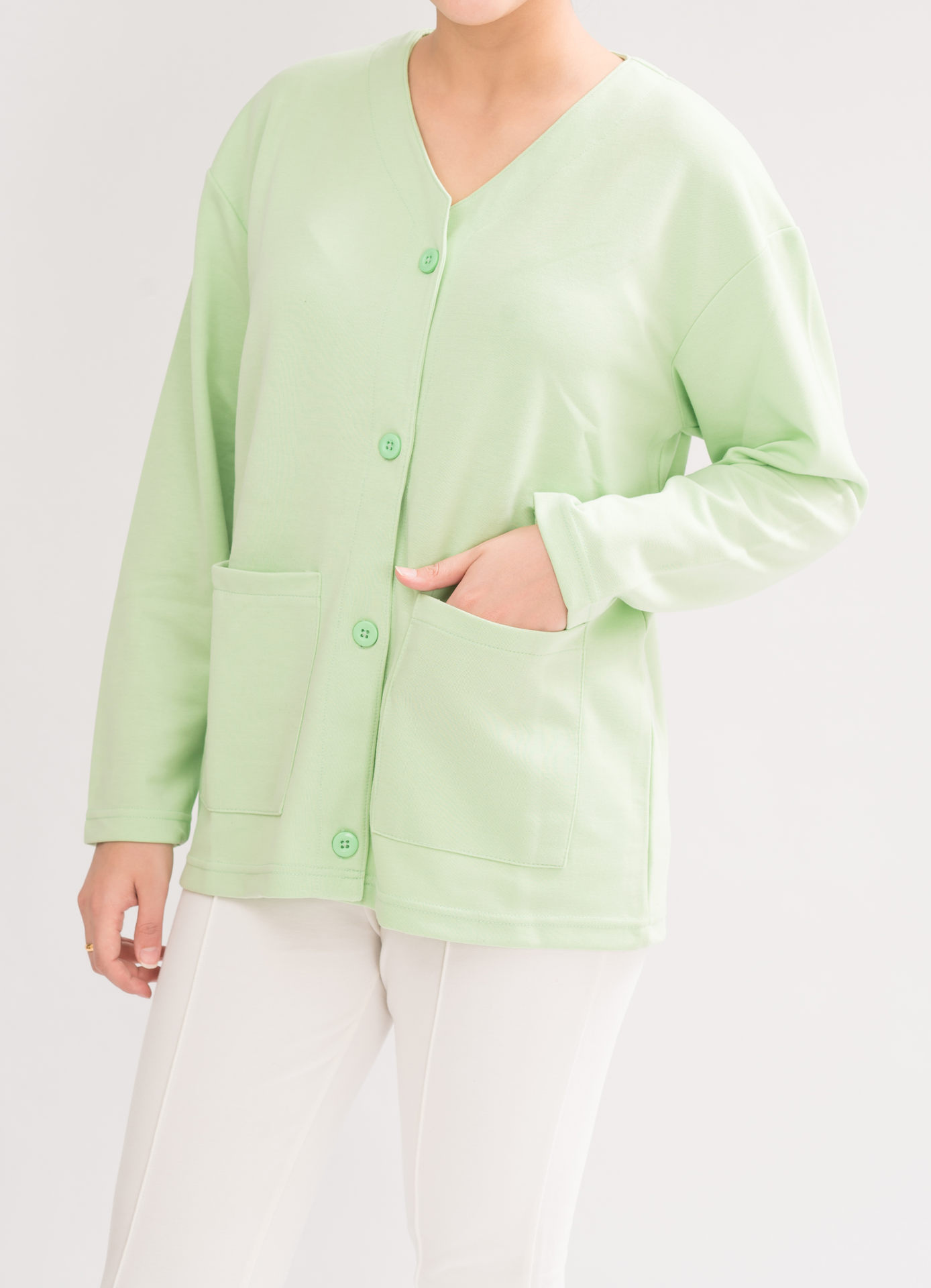 Women's Stylish Cardigan - Mint