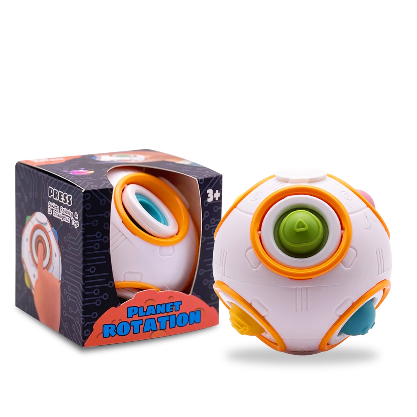 Zunammy Spinning Planet Pop Ball