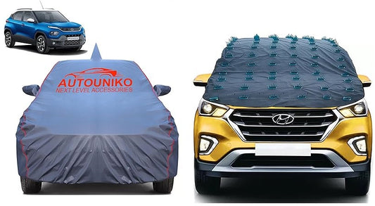 Waterproof Car Body Cover & Spike Car Cover Combo