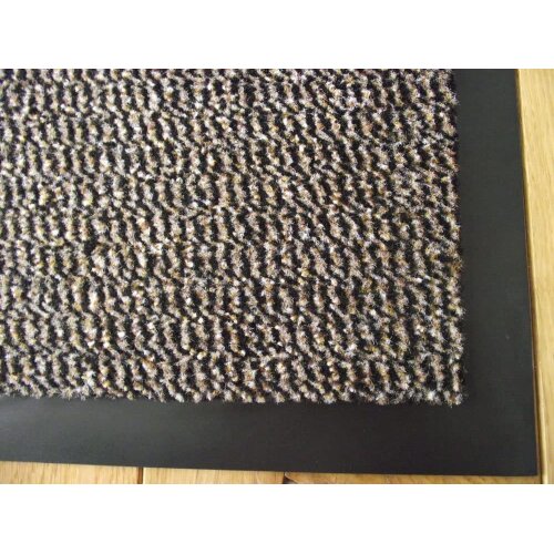 Abaseen Big Extra Large Grey And Black Barrier Mat Pvc Edged-120X180Cm