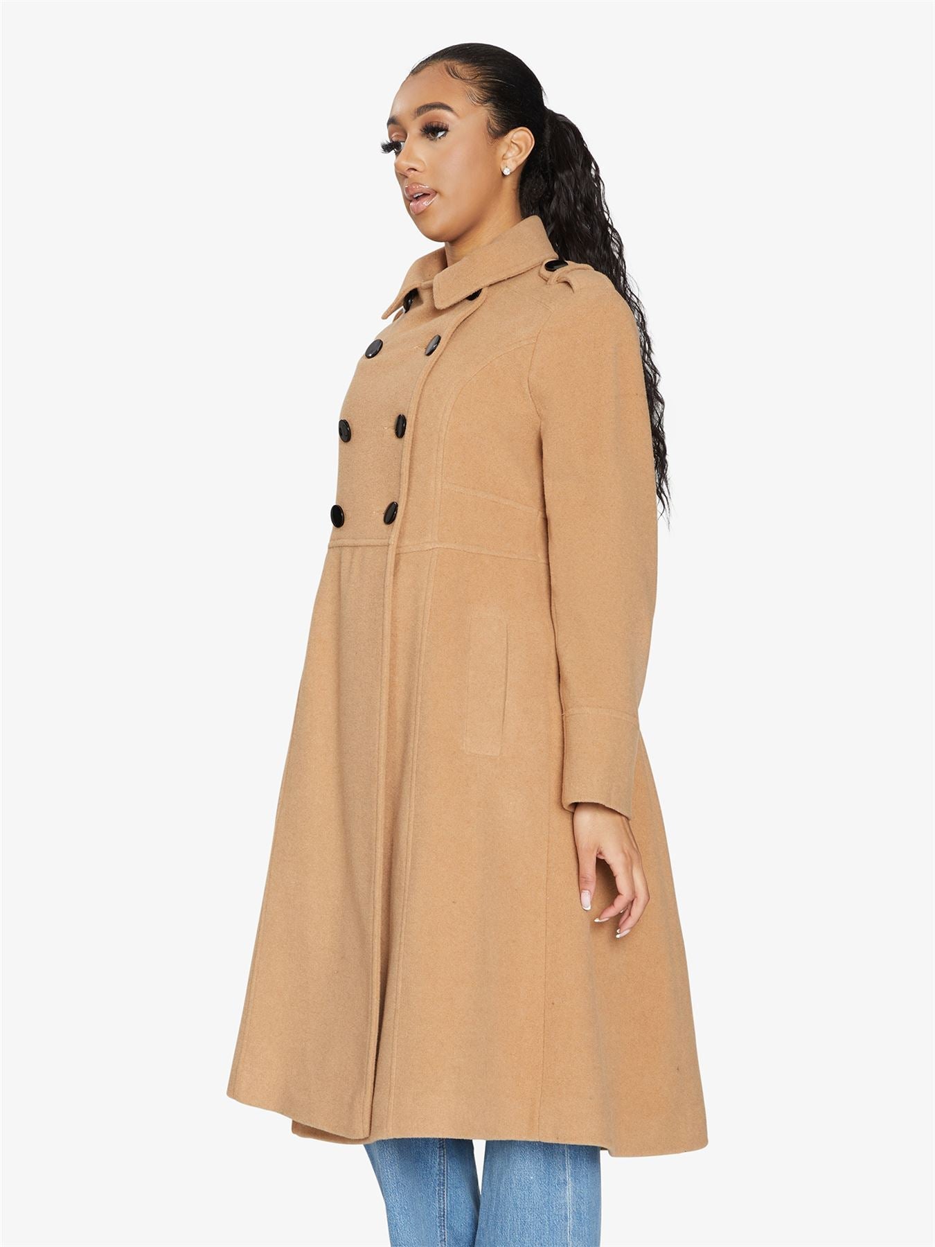 [PRE-ORDER] A-Line Double Breasted Coat