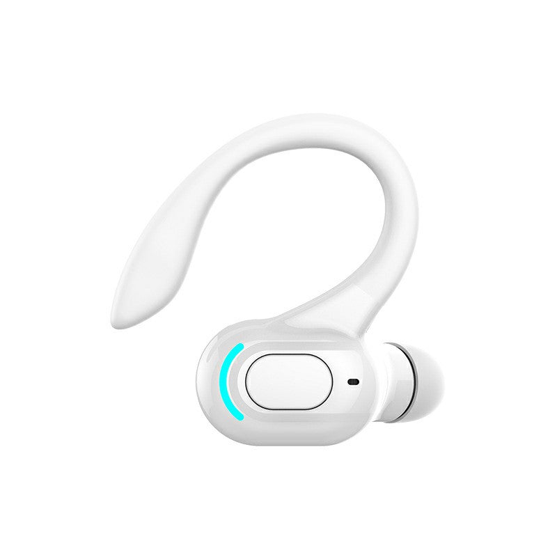 Wireless Bluetooth 5.0 Sports Earphones Headphones Ear Hook Run Earbuds with Mic - White