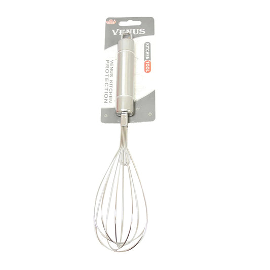 26cm Whisk Egg Beater Stainless Steel Whisking Tool for Kitchen Food Prep