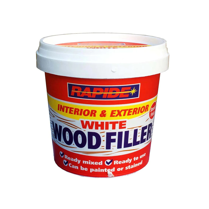 Multi Purpose Interior Exterior White Wood Filler Ready Mixed Ready To Use 500g