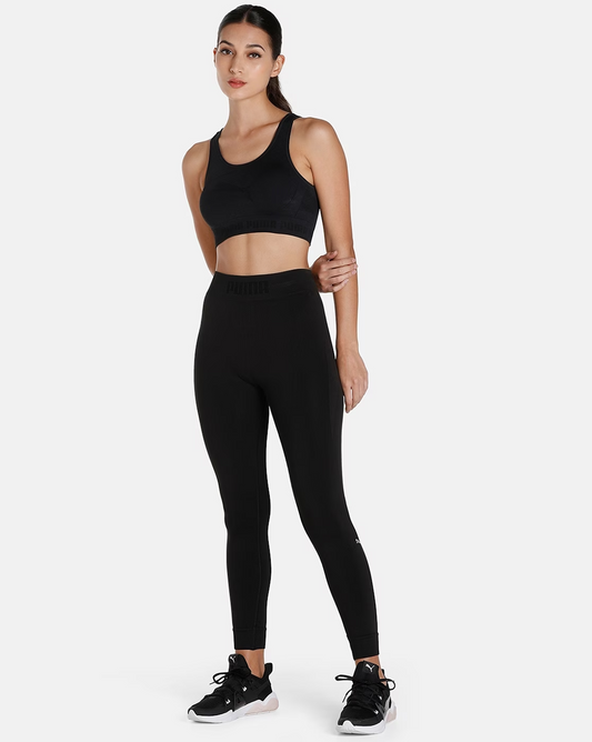 Women Activewear Plain Yoga Wear Set (Size-M) (Color-BLACK)