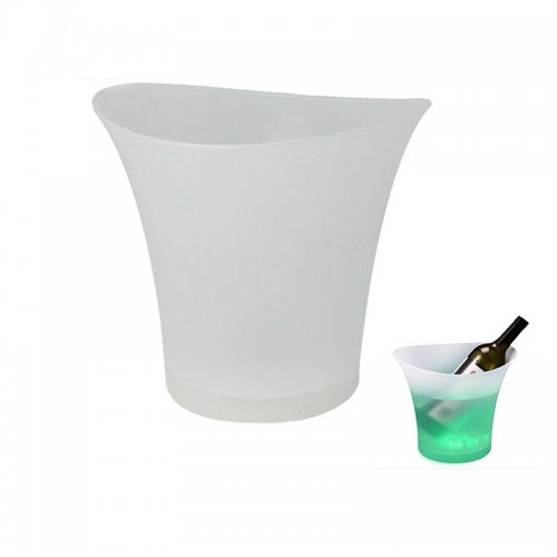 5L LED Colour Changing Ice Bucket Champagne Wine Drinks Cooler