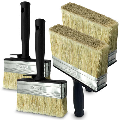 4Pcs Fence Paint Brushes | Block Brush Set